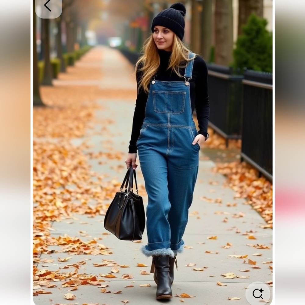 NWT Madewell Straight Leg Denim Overalls Size Small